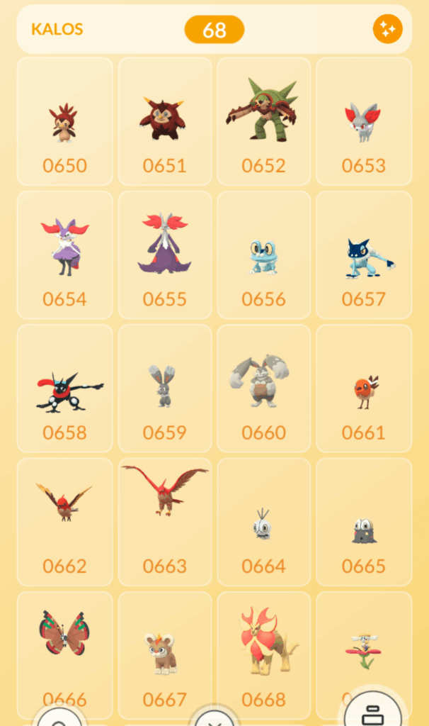 Kalos Shiny Dex - completed it mate (of those available)