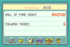 My Nuzlocke Team for Fire Red and a sheets tool I used to track everything in a nuzlocke challenge with my friends