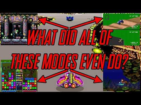 All of the Super Nintendo's background modes explained