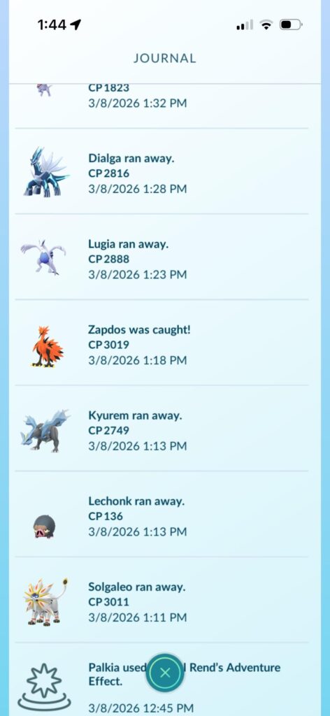 I CAUGHT GALAR ZAPTOS ON THE HIGHWAY OFF OF NORMAL INCENCE AHHHH