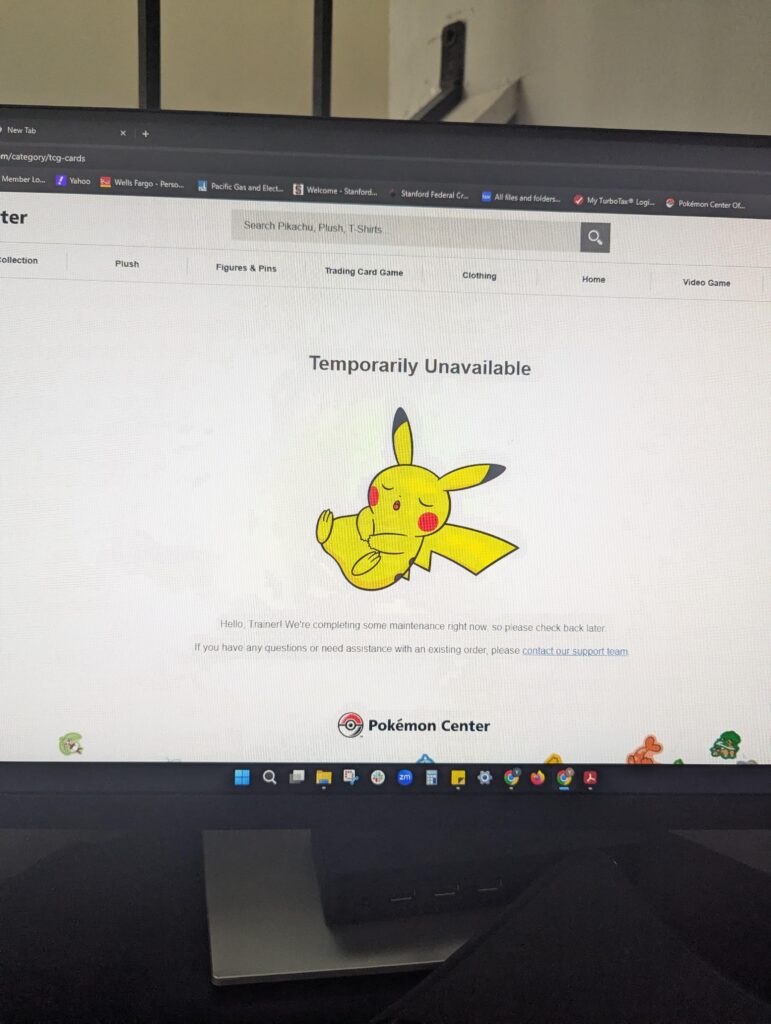 Is it about to go down?