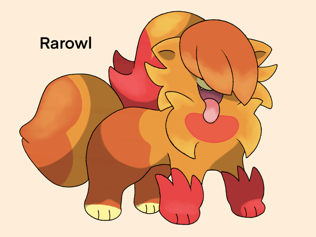 I designed hypothetical evos for Pombon, based on cheerleaders and pom-poms! (OC)