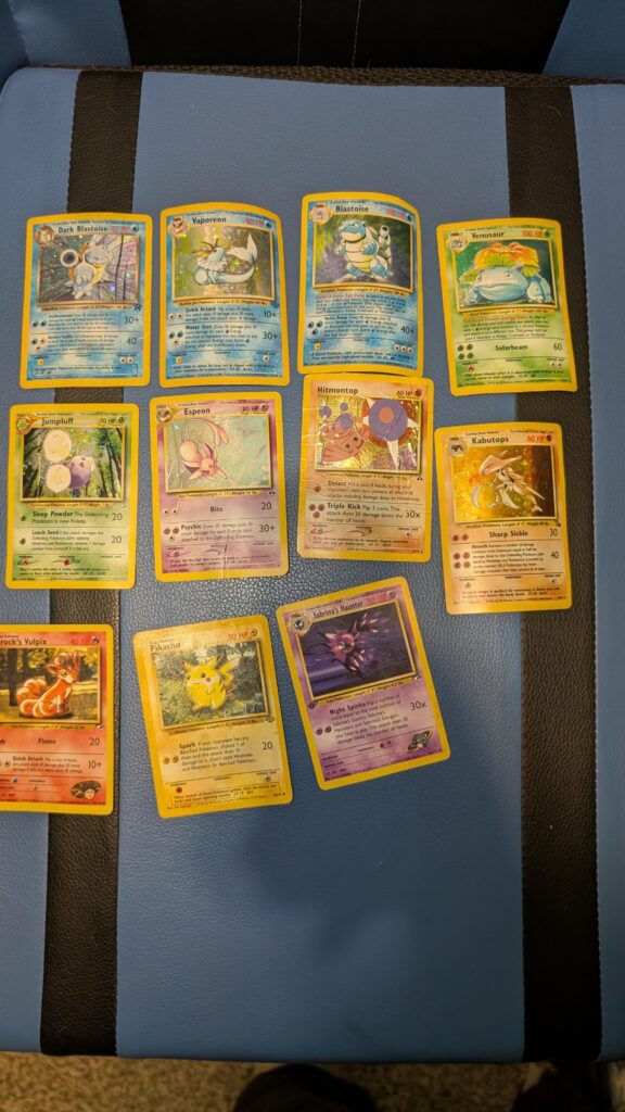 Sooo my uncle sold me a box of water damaged cards without looking through them