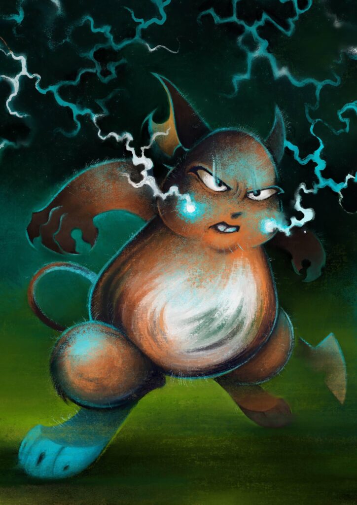 Raichu - digital painting