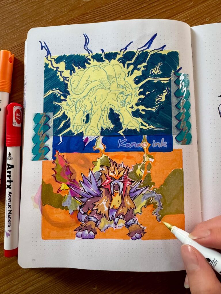 Legendary Beasts Sketchbook [OC]