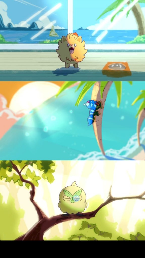 [OC] starters animations I made