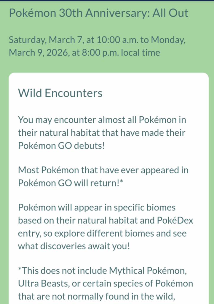 "almost all in natural habitat"