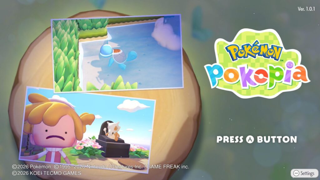 My Pokopia title screen everybody