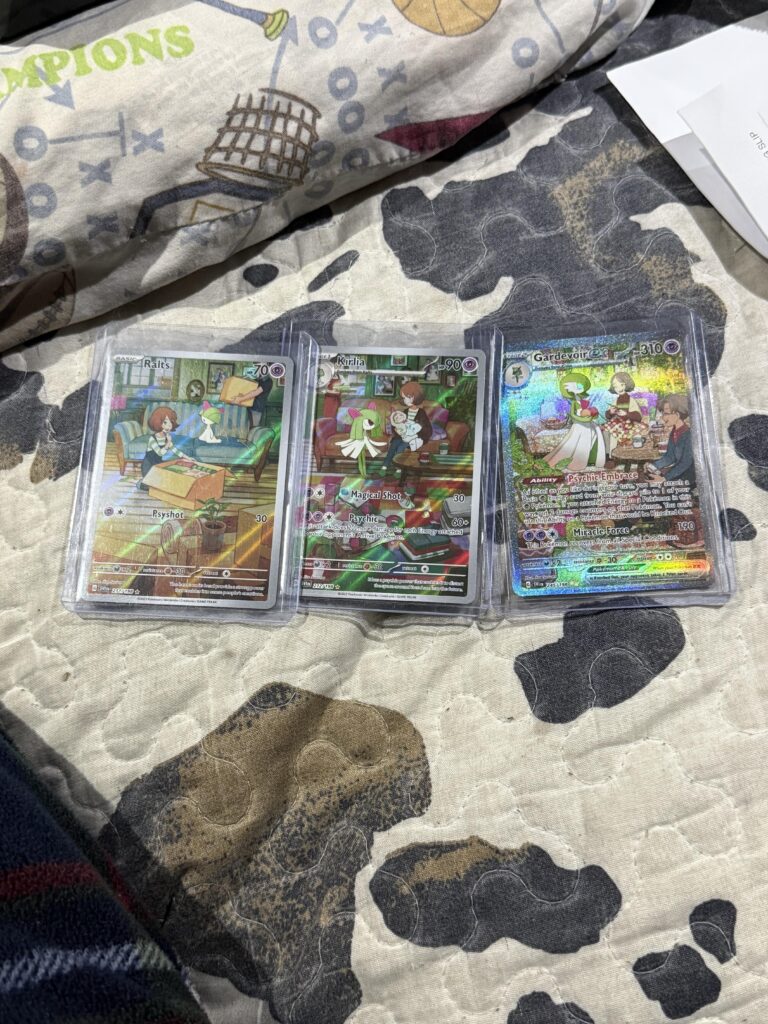 Just added these to the collection recently. Analyzing all the little details in the background of each card makes this mini set such a beauty to own