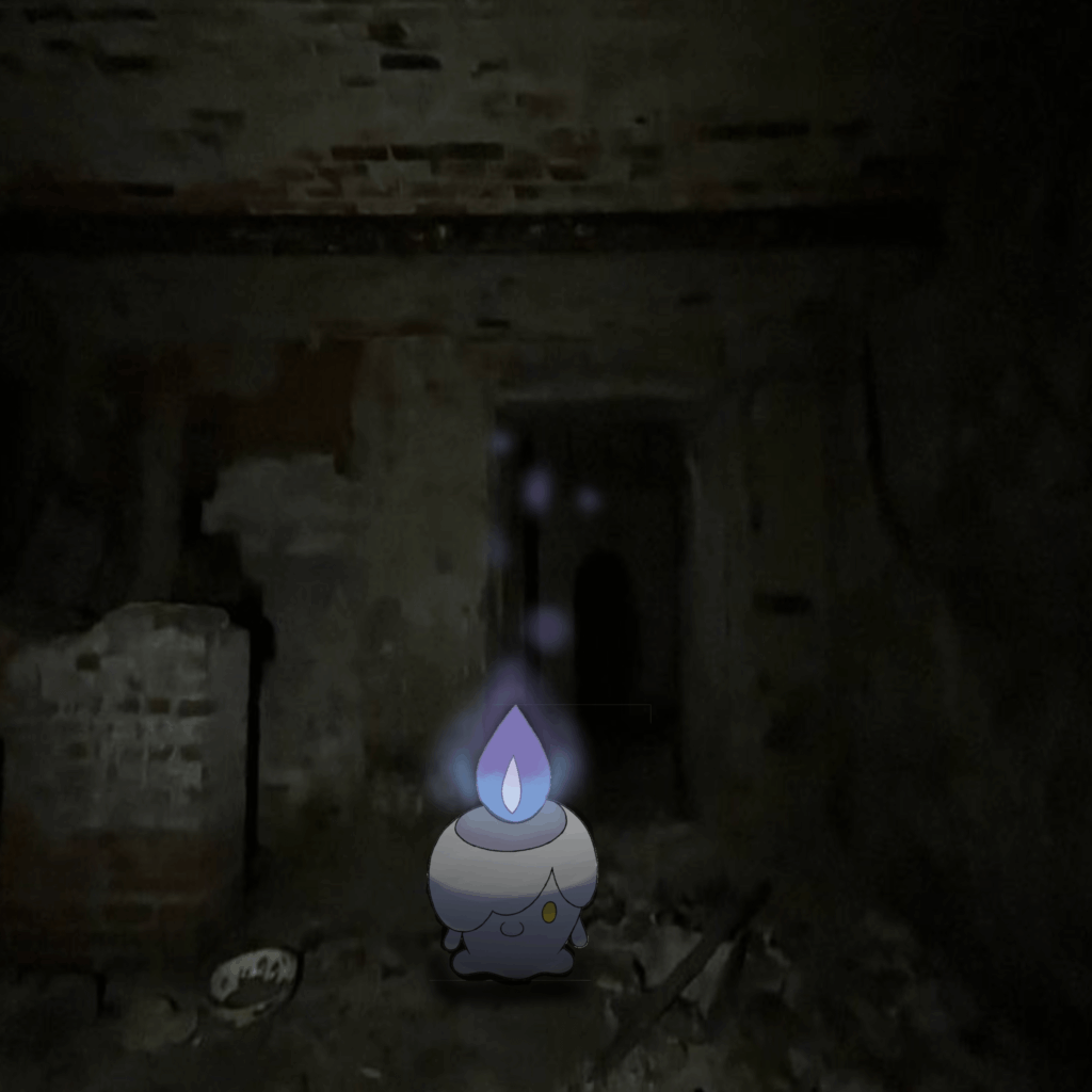 (OC)What a cute Pokémon! It looks like it's guiding me, should I follow it?