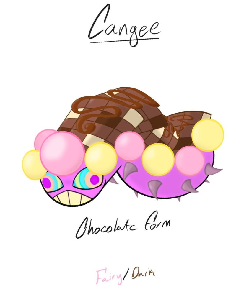 It’s been a while since my last post, lol. Anyways, I redesigned my favorite fakemon- Cangee- for a region I’m conceptualizing rn. Hope you enjoy~