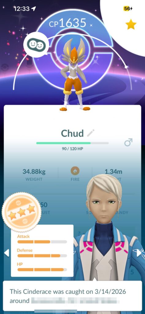 Absolute unit I caught during the community day!!!