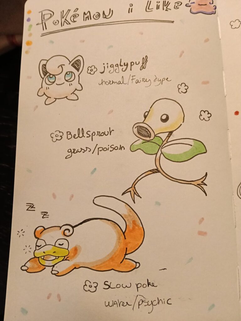 Decided to start sketching some pokemon designs i really love :)