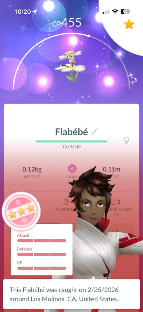 My only hundo is a shiny, and my only shiny is a hundo 😭