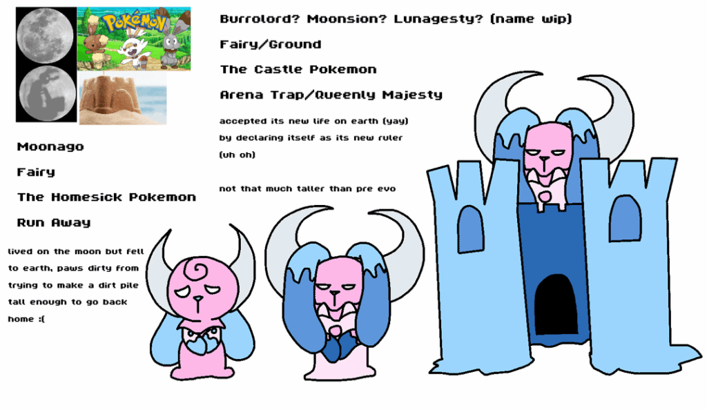 personal take on a fairy/ground type since apparently that combo hasnt been used yet