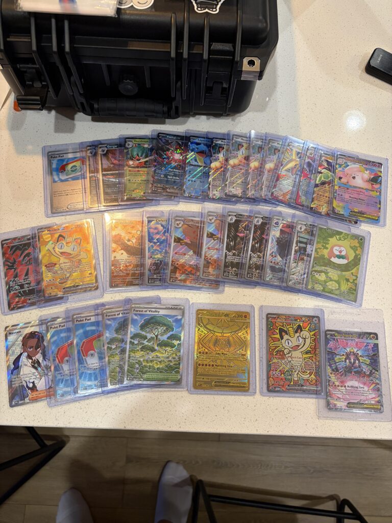 Results from 1 Booster box, 4 ETBs and 5 booster bundles.