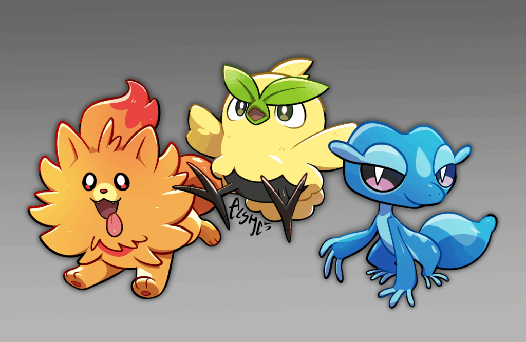 [OC] Gen 10 starters