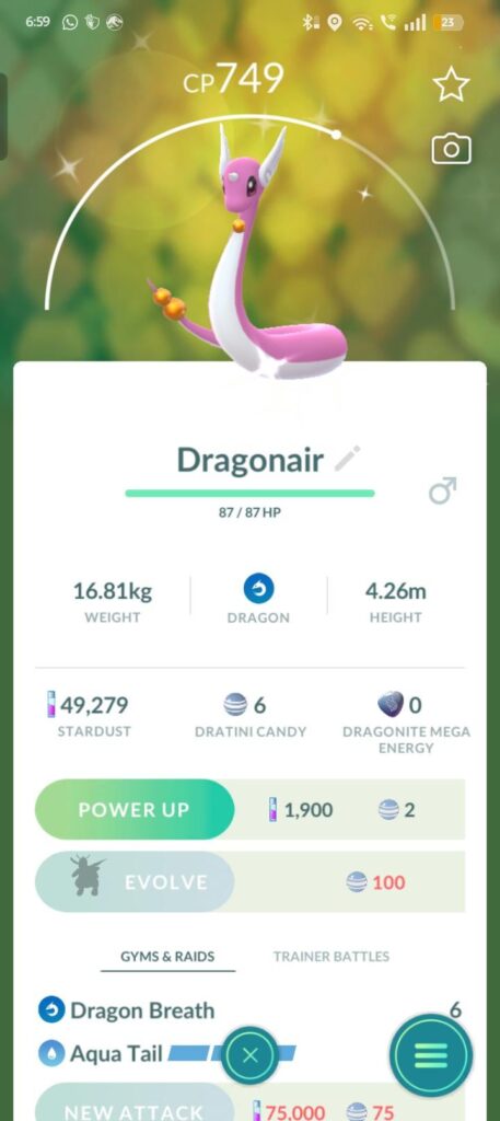 For some strange reason I don't feel like evolving him anymore