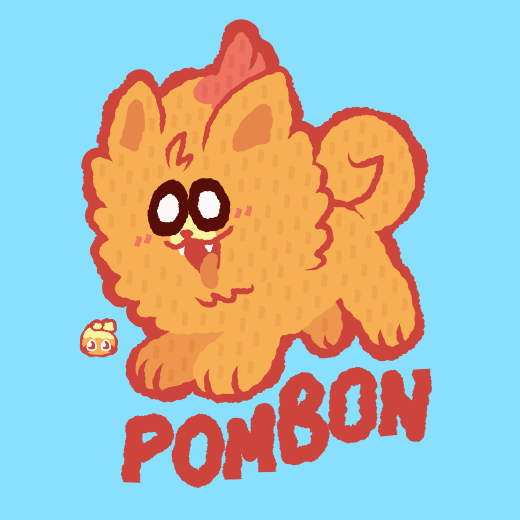 The cute new fuzzy dog [OC]