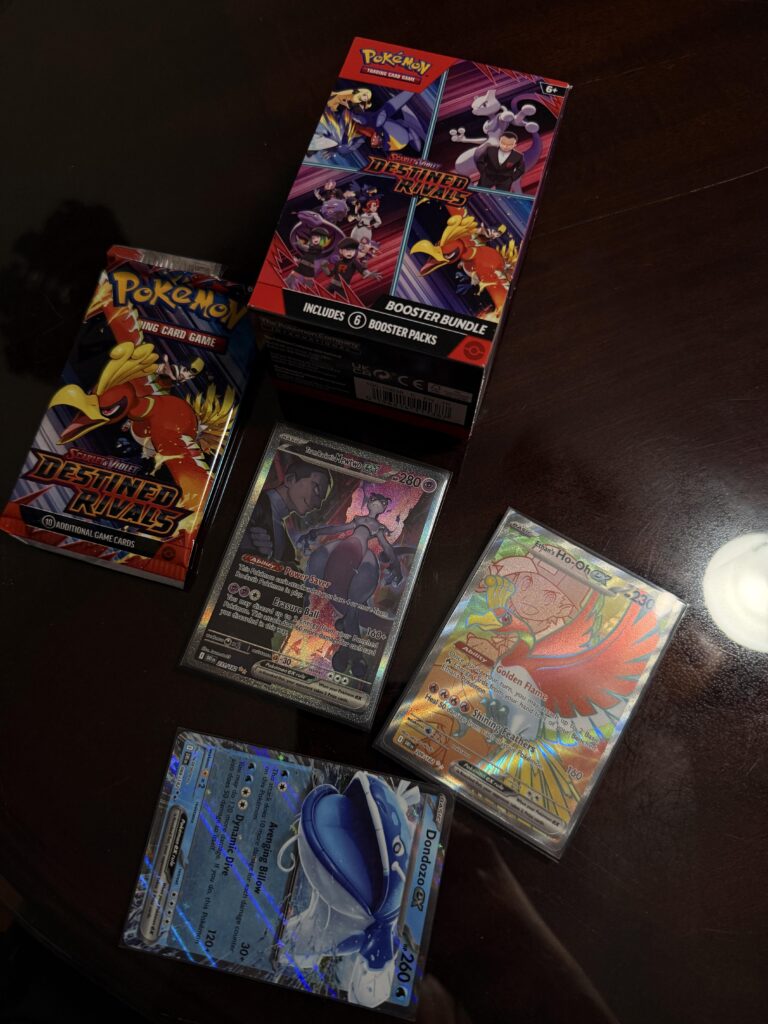 A friend of mine sold to me a sealed Destined Rivals Booster Bundle for 60 USD.