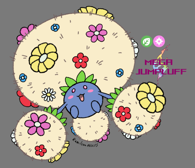 Mega Jumpluff! (+ shiny)