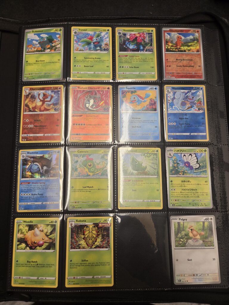 First page of the pokedex im starting.