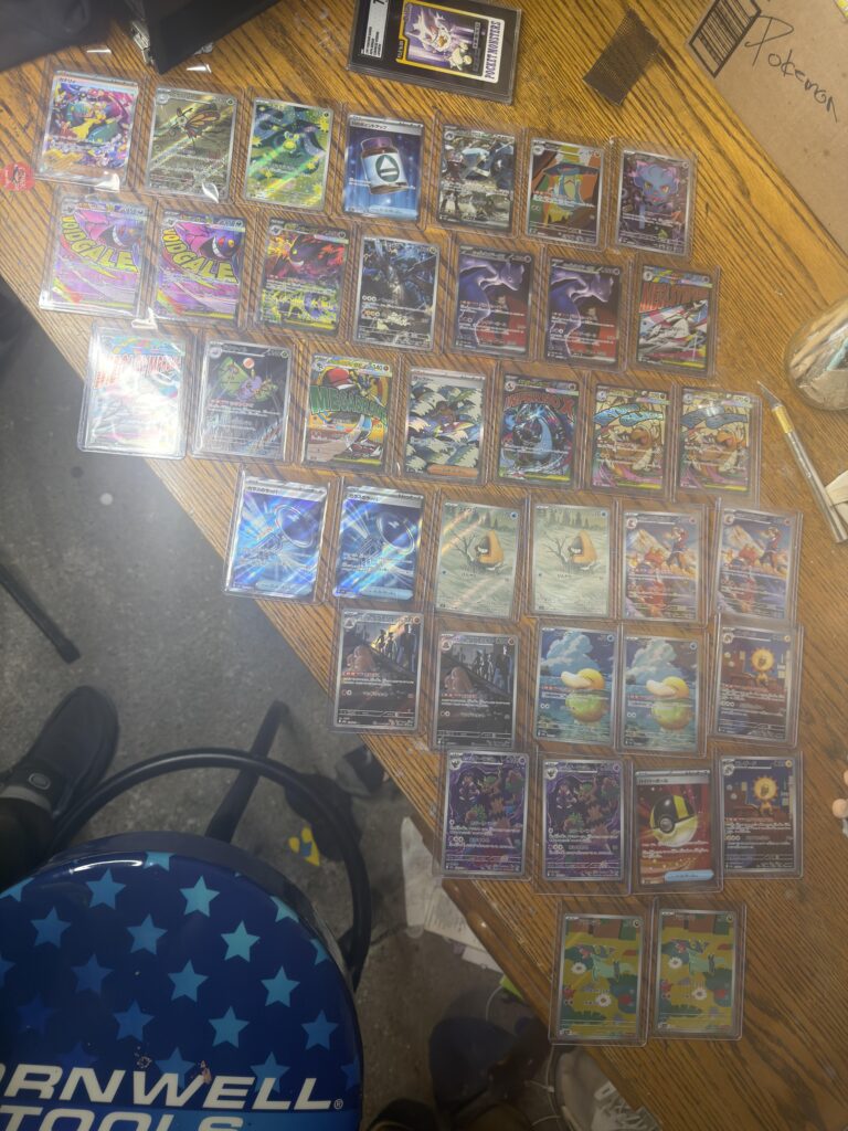 11 boxes deep not all of my hits as I sent some for grading