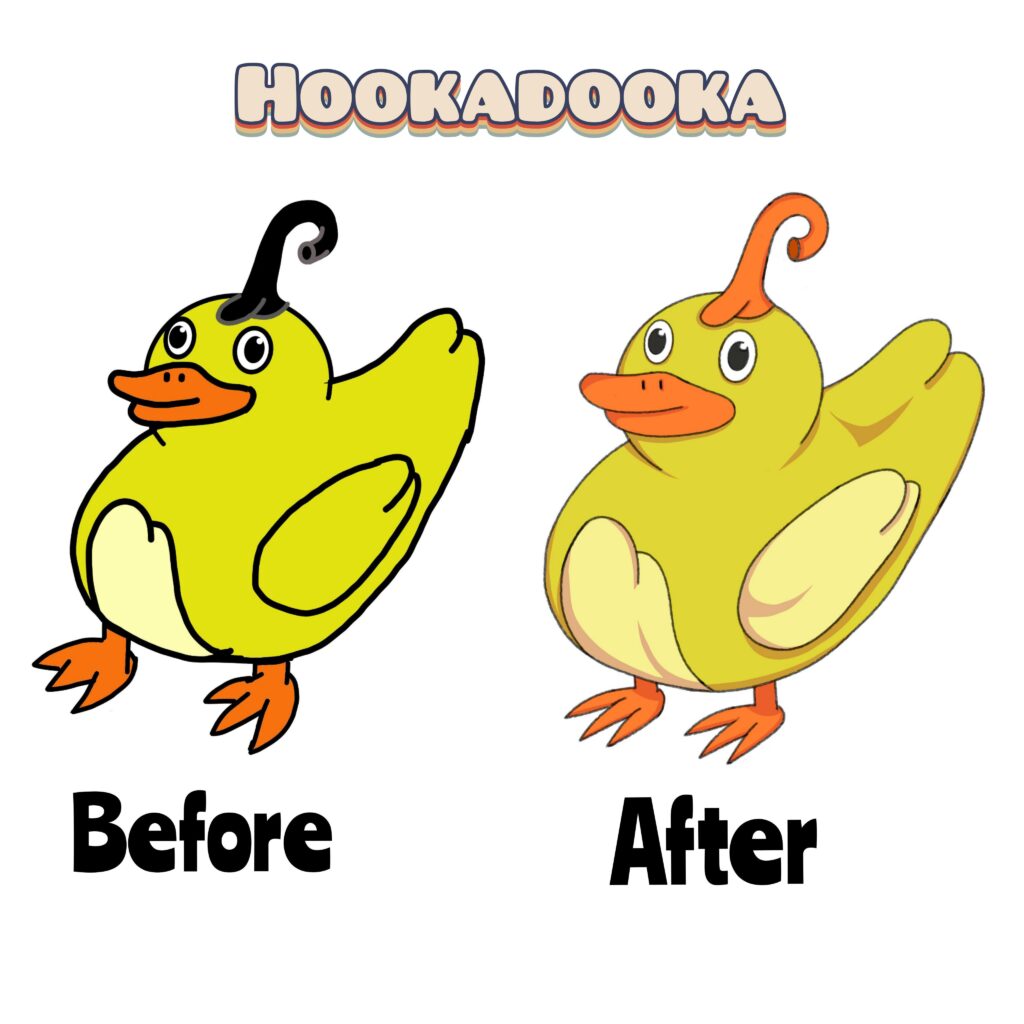 Fakemon - Basic Bird - Drawn in Krita