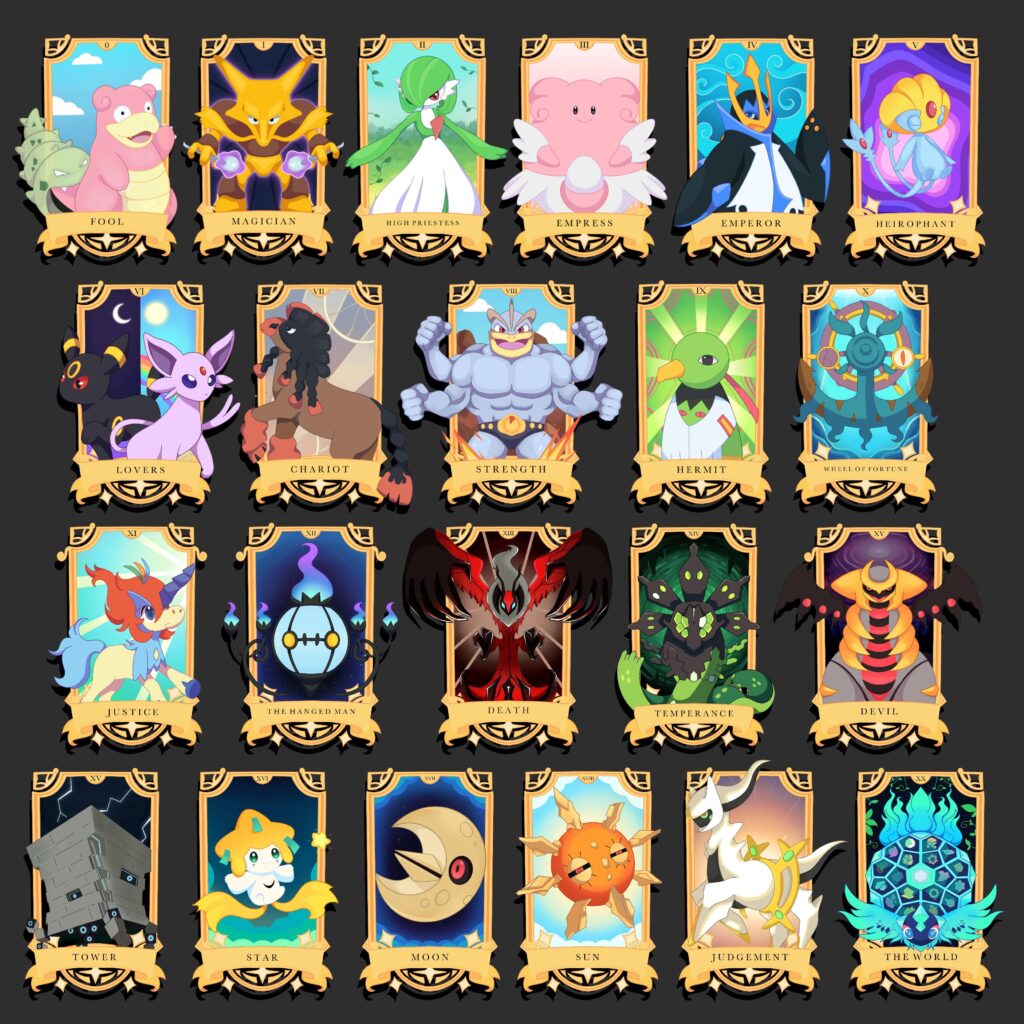 Pokémon Tarot Designs ✨
