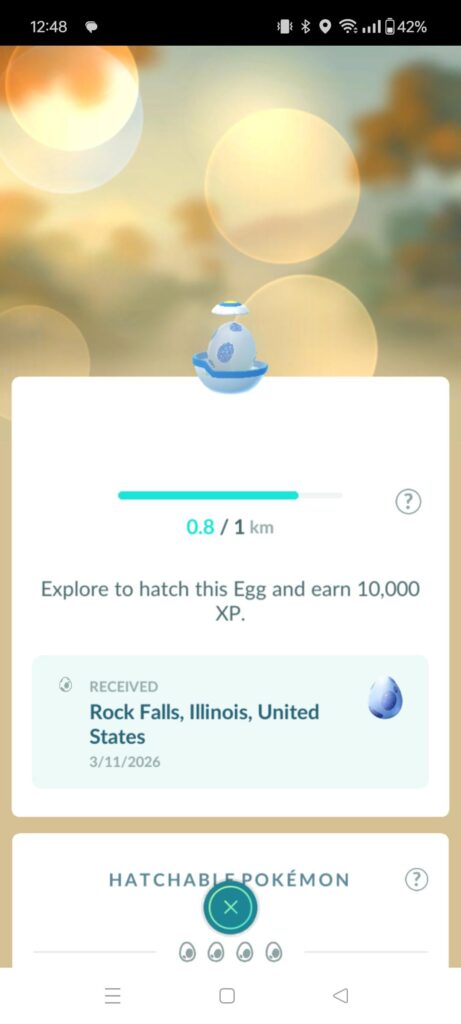 My daily eggs are saying I received them about 2 1/2 hours away from where I live. Been happening for a few days now.