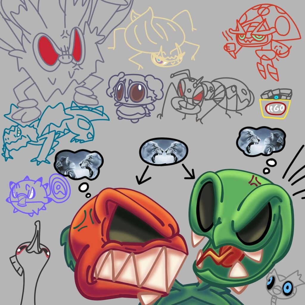 [OC] Drew some of my favorite goofnuts and a few browts