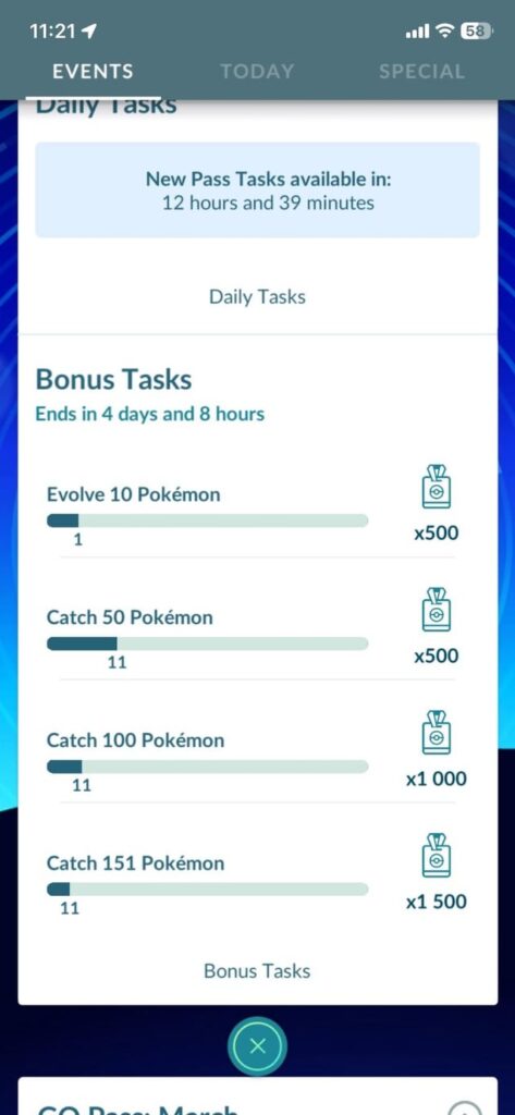 Pokémon 30th anniversary GO pass