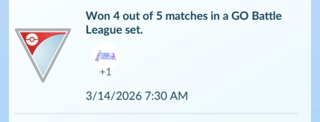 Despite the mixed messages on their socials, you CAN still get an Elite Charged TM from GBL rank 19 this season