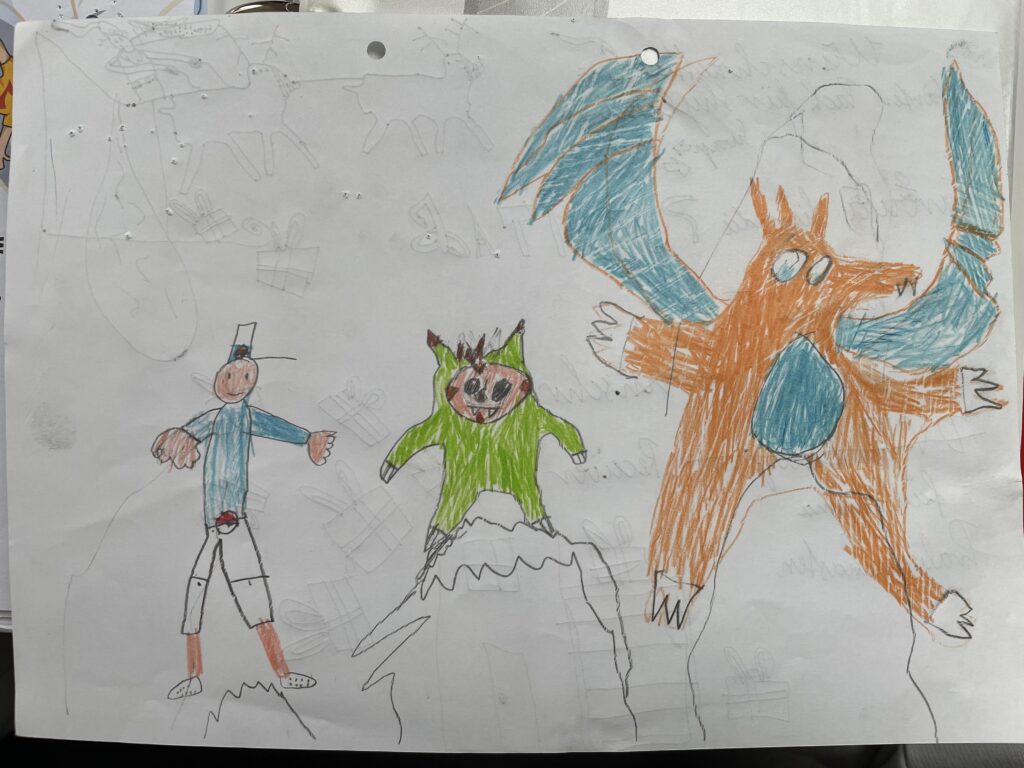 My Pokemon drawing I did when I was probably 7 years old