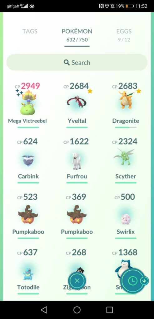 Least I got one shiny mega out of today