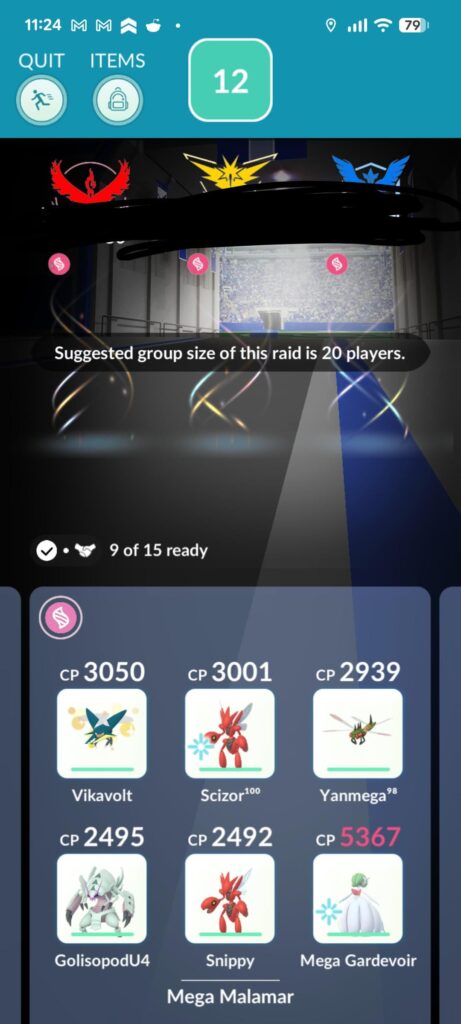 Suggested Group Size Message