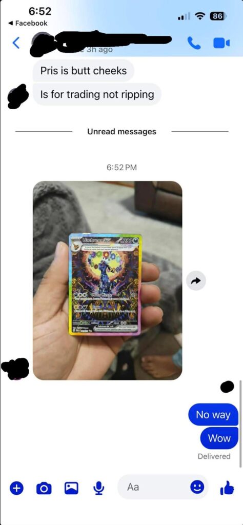 “Pris is butt cheeks”