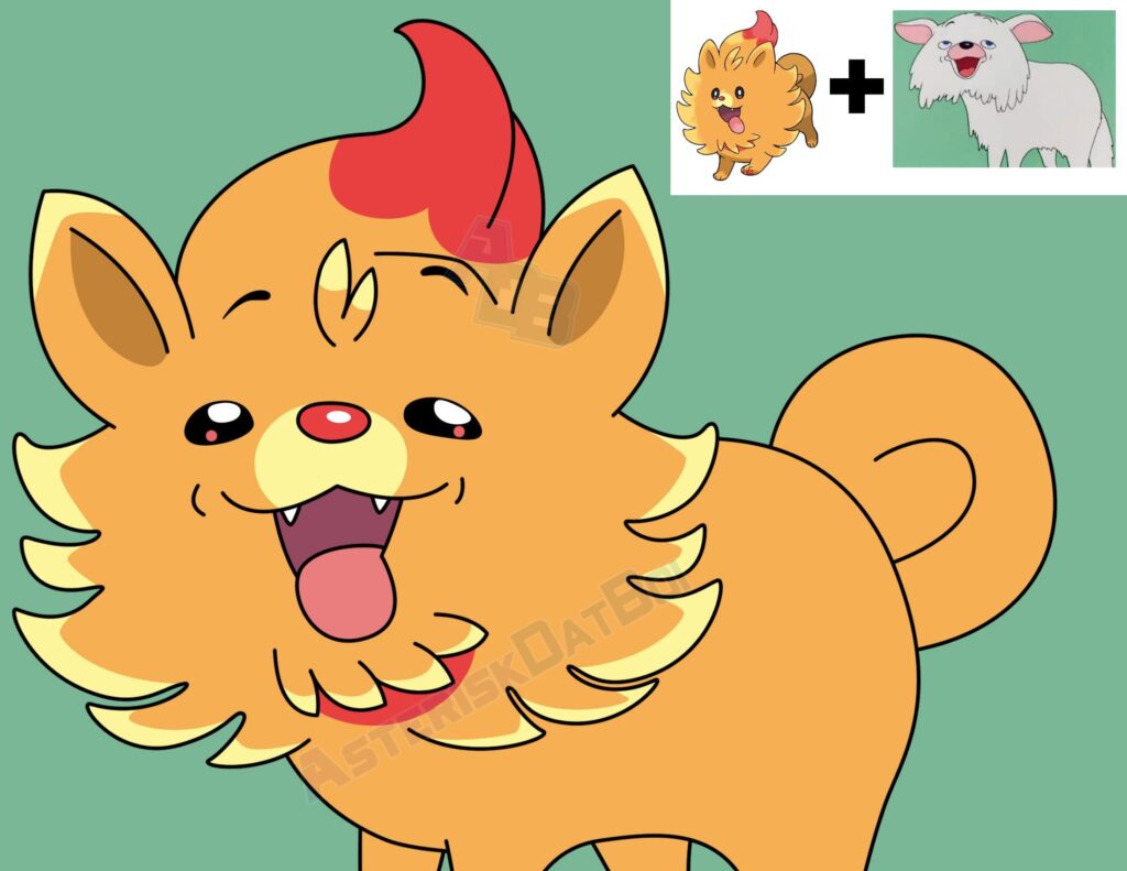 Blursed Pombon fanart meme [OC]