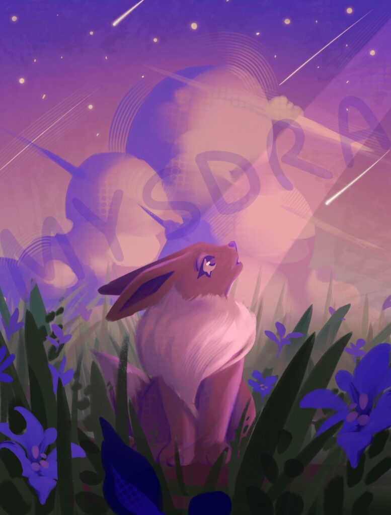 Quick and colorful Eevee illustration <3
