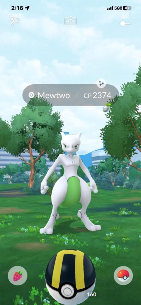 I earned it. Shiny Mewtwo 😭