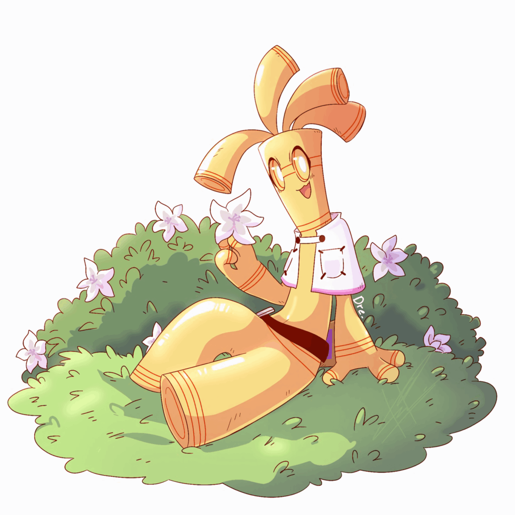 [OC] Gholdengo & flowers