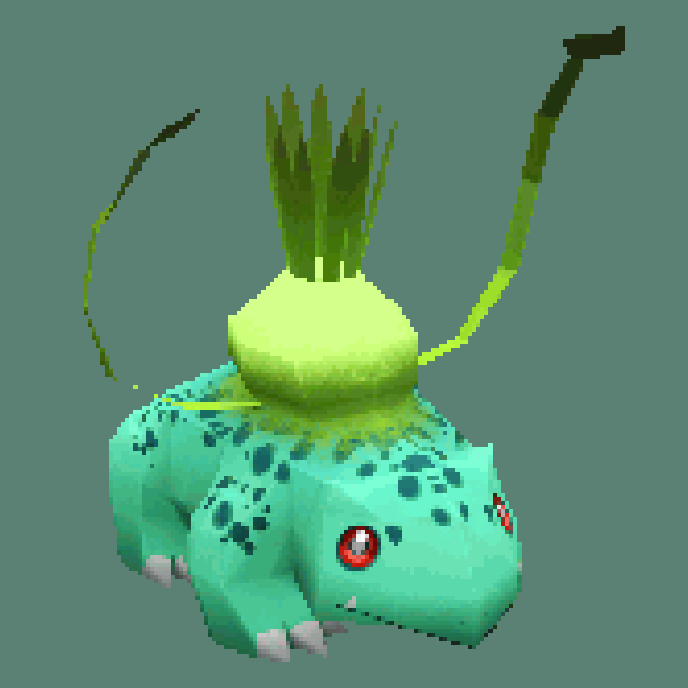 lowpoly bulbasaur [OC]