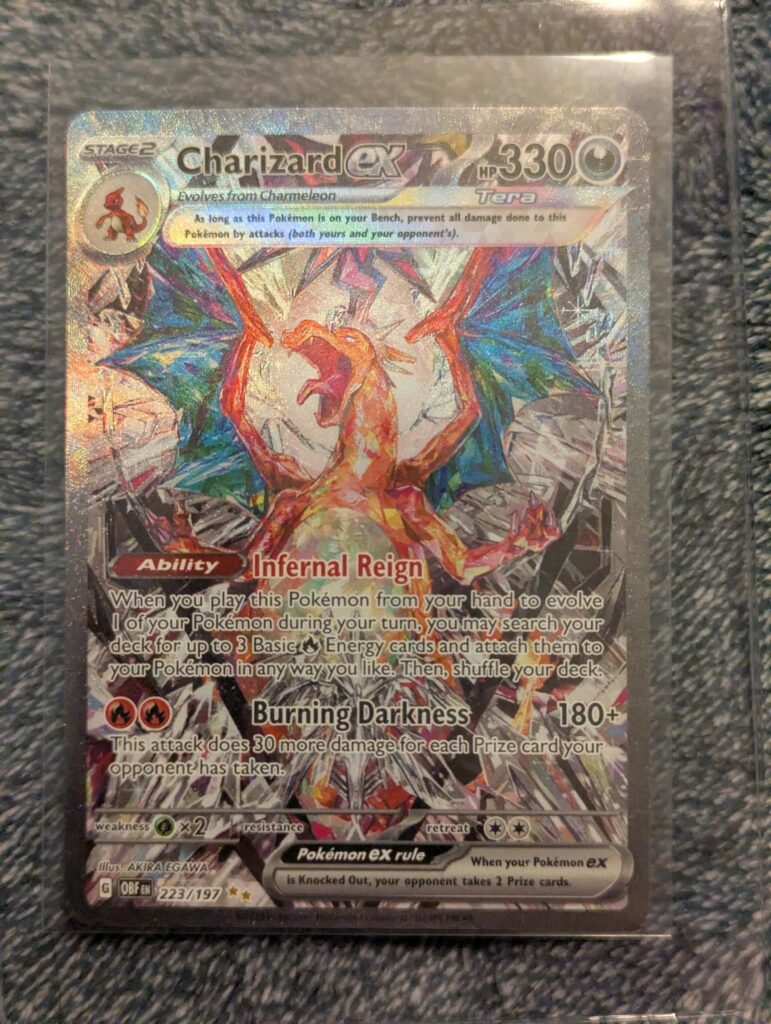 My first Charizard pull