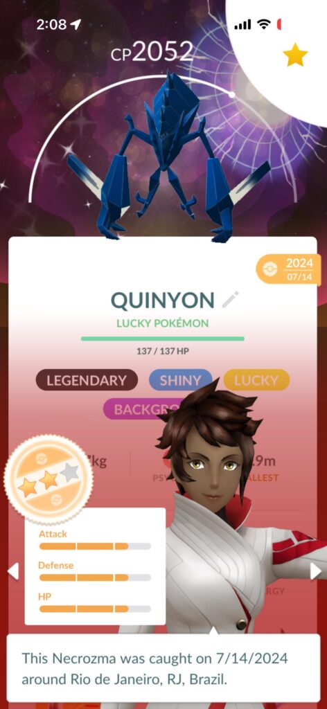 lucky trade w my cousin for a shiny background necrozma and i get the worst possible iv💔