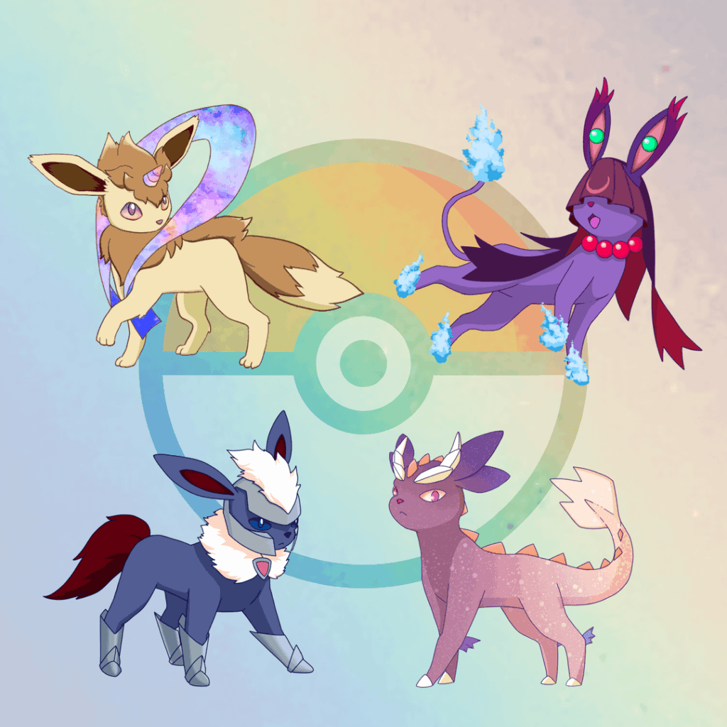 Updated Designs for Eeveelutions 🥰!