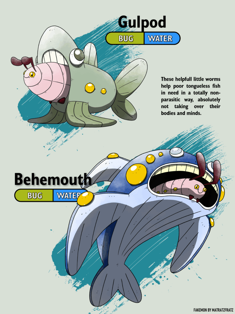 Tongue-Eating Lice Pokemon