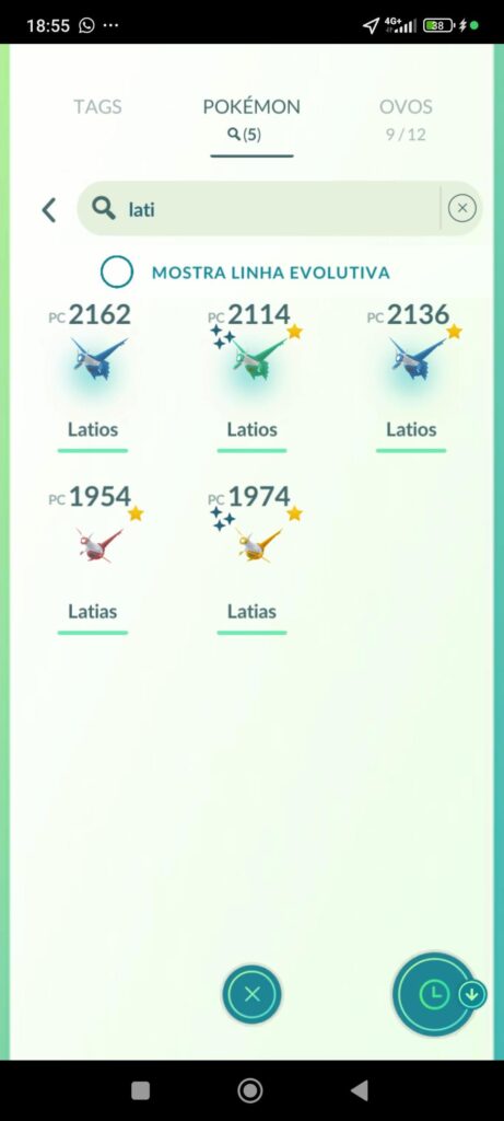 got lucky with latios and latias, almost back to back shiny