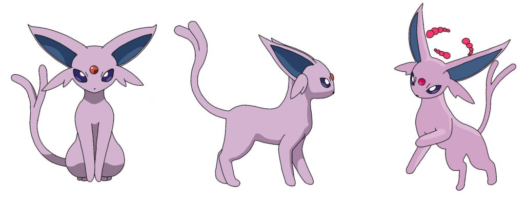 Look my 3 Espeon :)
