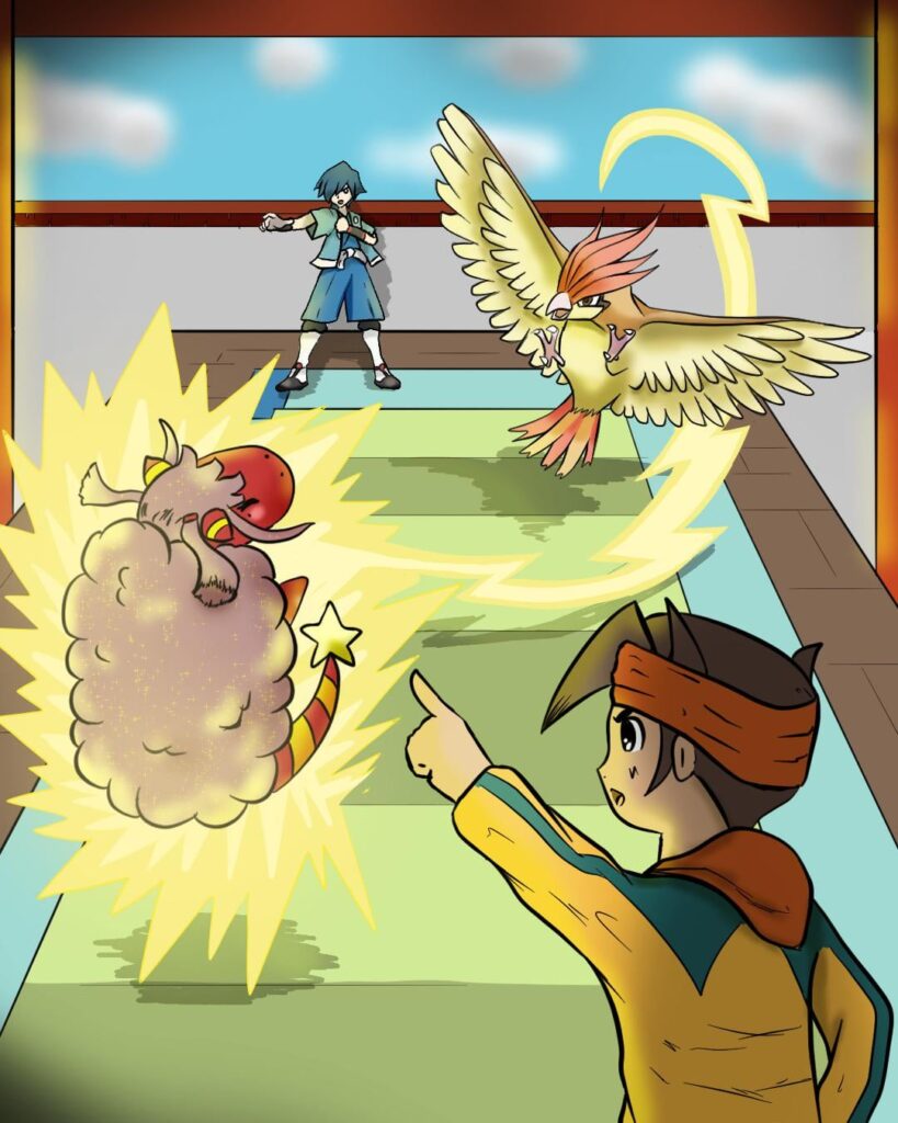 Mareep (Inazuma Version) vs Falkner