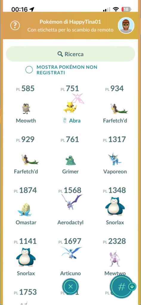 Follia, non ha messo tra gli scambiabili nemmeno uno shiny